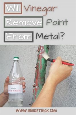 will vinegar remove paint from metal? Sometimes the unexpected solutions can reveal fascinating insights into chemistry and materials science.